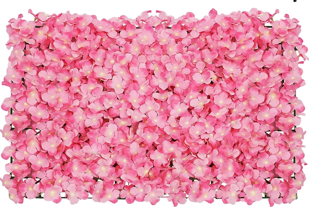 Panneau de fleurs artificielles pour décor de mariage et shooting