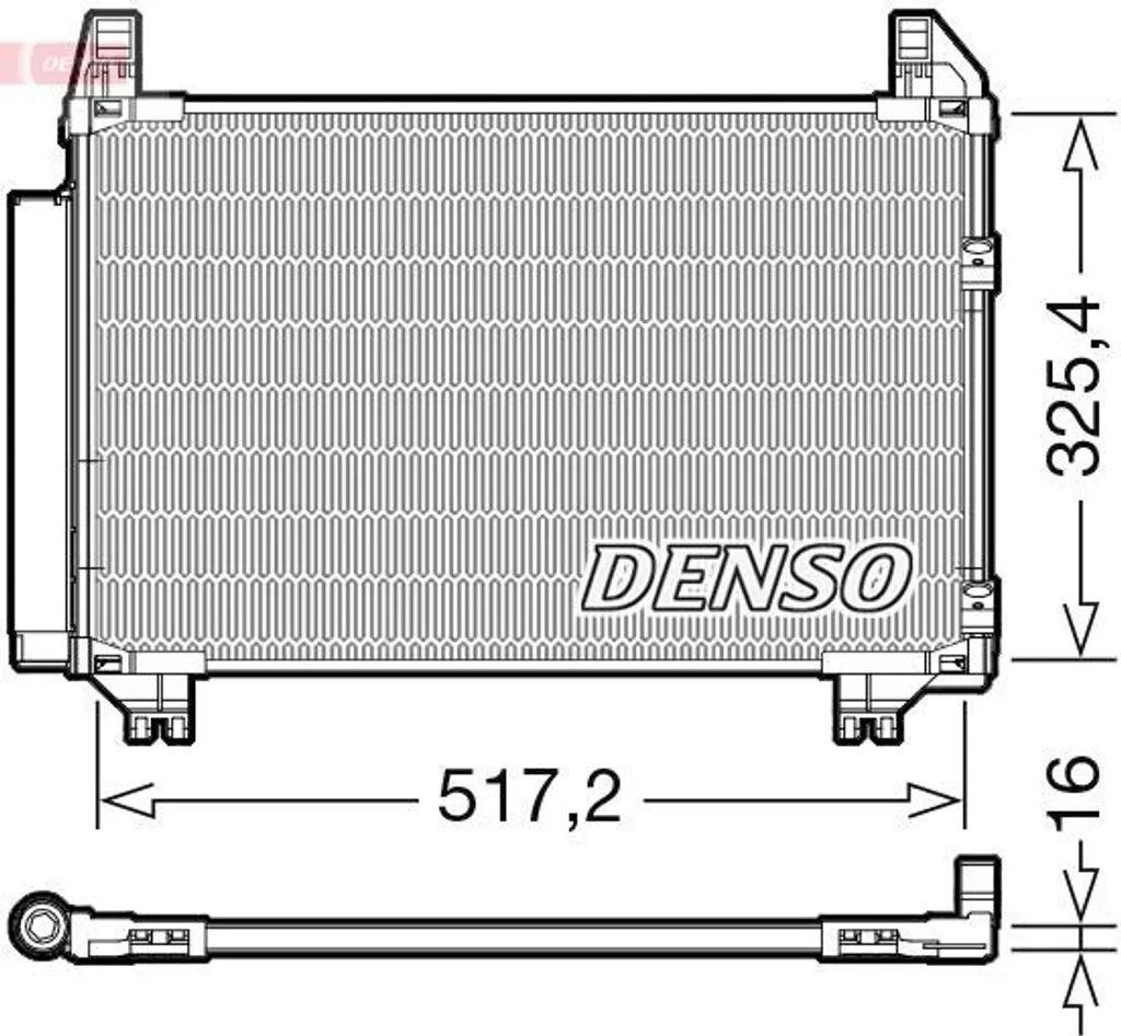 Condenseur DENSO DCN50101 Haute Performance avec Sécheur Intégré