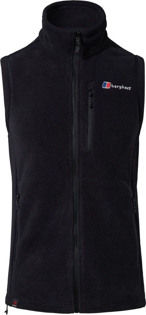 Polartec-Fleece Prism InterActiveFleece Vest, Herren Fleece-Weste, XS (45), BLACK/BLACK, Berghaus