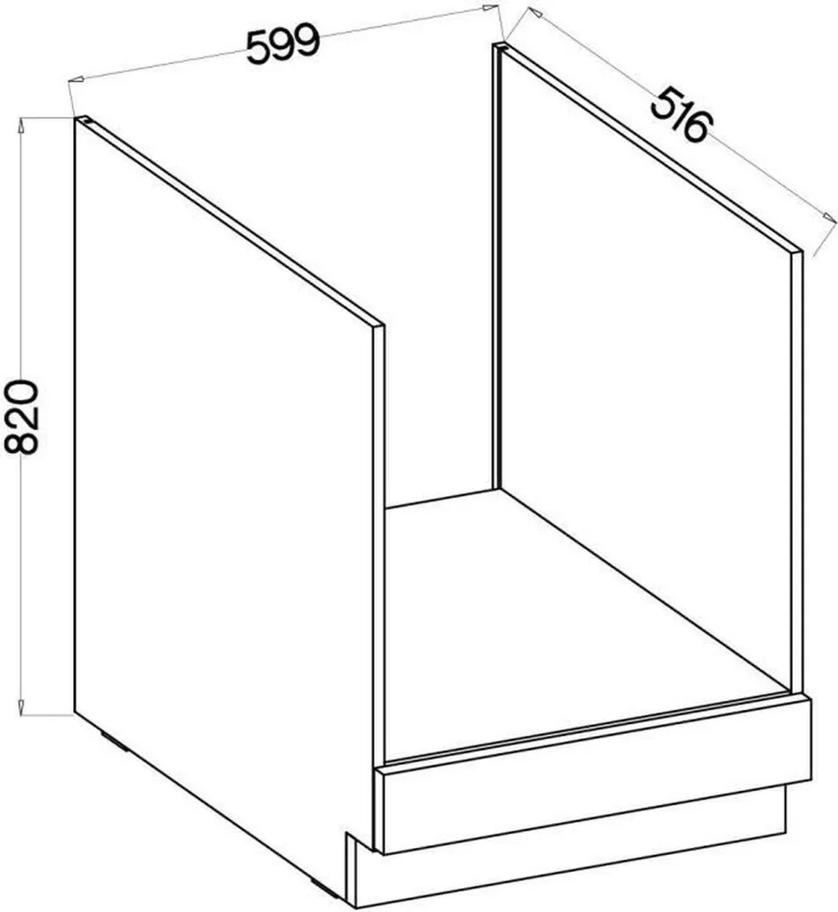 Meuble bas pour four 60cm pour intégrer votre électroménager