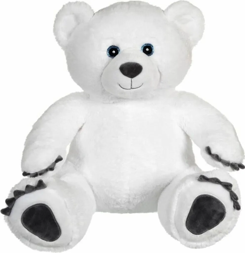 Ours polaire en peluche 80 cm GIPSY TOYS blanc : confort et douceur XXL