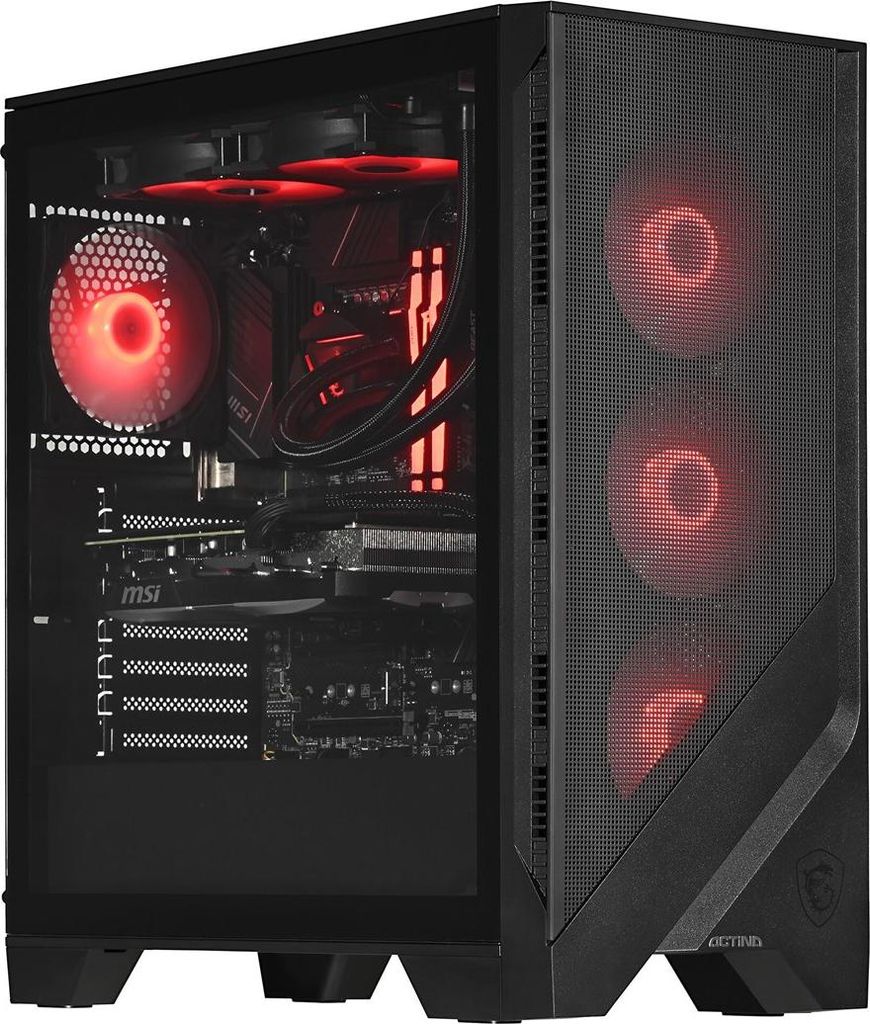 Actina 5901443421535 PC Intel Core Ultra 7 265KF 32 GB DDR5-SDRAM 2 TB SSD NVIDIA GeForce RTX 5080 Windows 11 Home Midi Tower Schwarz