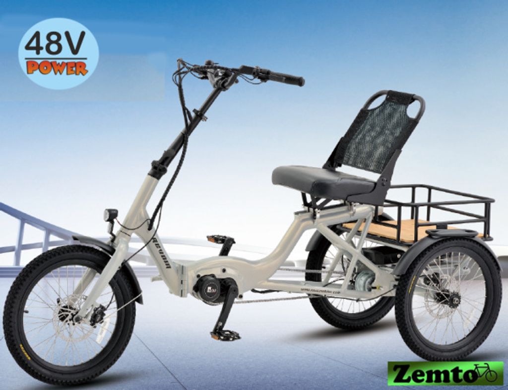 Elektro Dreirad Zemto-Lux-Mover T4 , 720 WH, 90 NM - Produktbild 