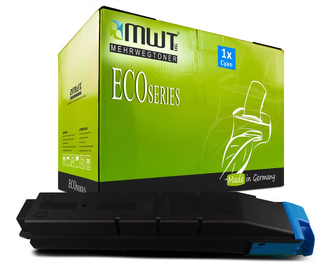 1 Mehrwegtoner kompatible Lasertoner ersetzt Triumph-Adler 654510011 Cyan