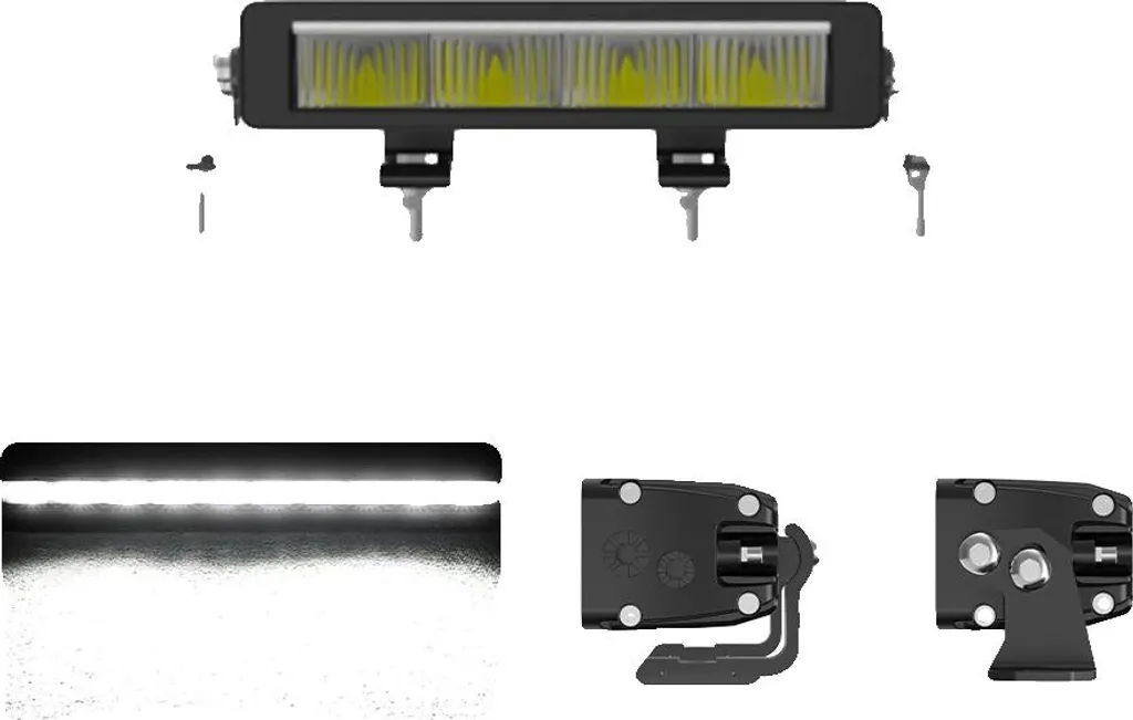 Rampe LED étanche 10 pouces super lumineuse avec boîtier aluminium