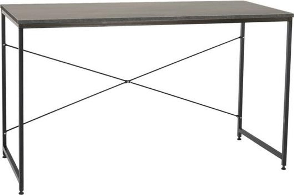 Kondela Schreibtisch Mellora 120 - Beton / Schwarz