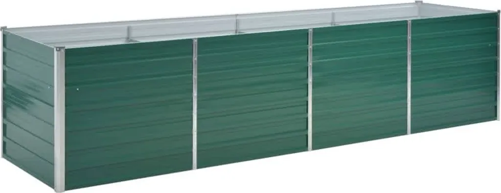 Carré potager surélevé pour jardinage sans effort vert 320x80x77