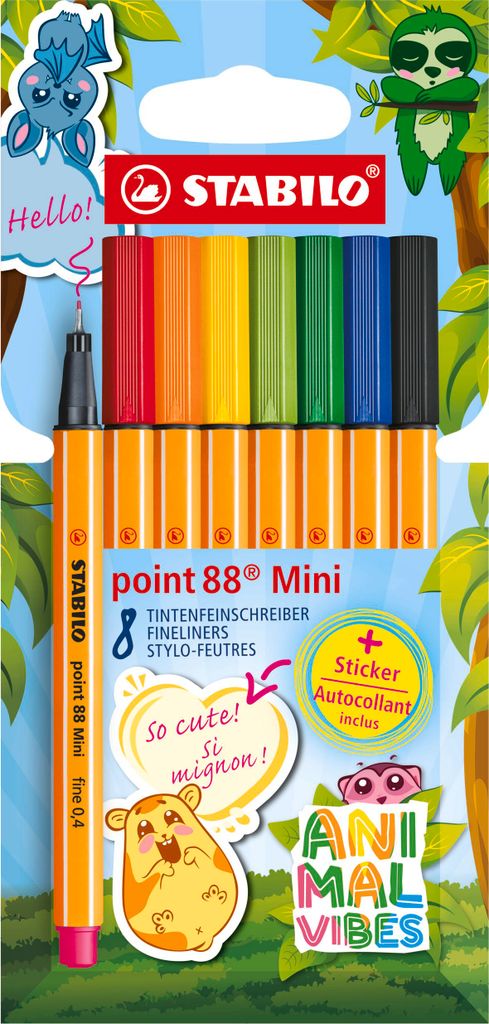 STABILO 688/8-07 STABILO Fineliner hrot 88 Mini Animal Obrázek produktu 