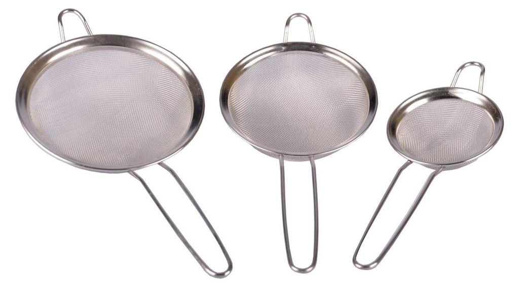 Lot de 3 passoires en acier inoxydable Passoire de cuisine Image du produit 