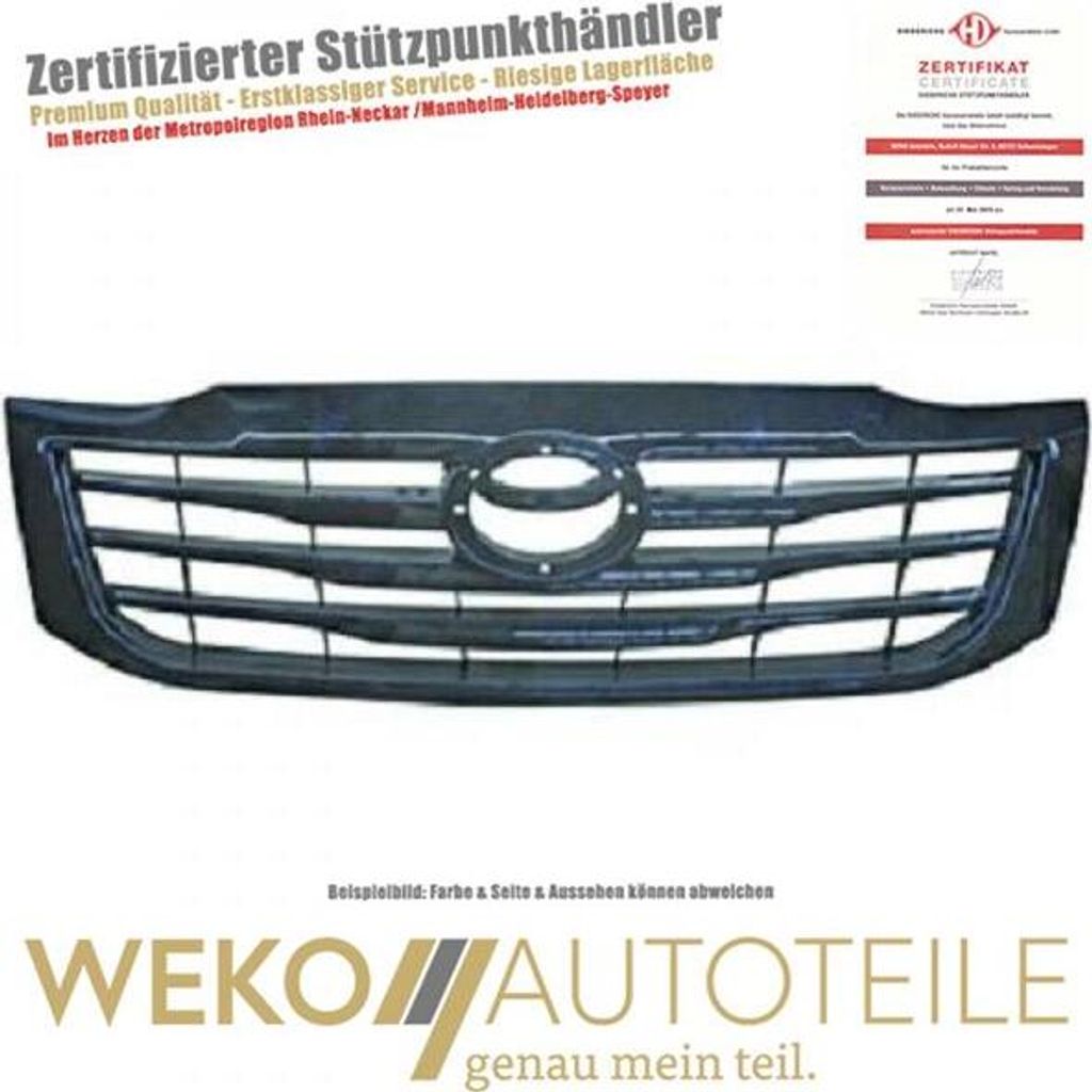 Kühlergitter DIEDERICHS 6685840 für TOYOTA