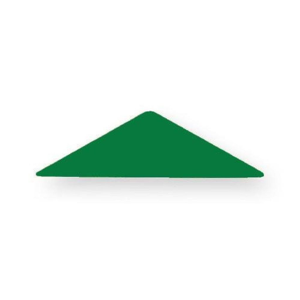 Holzspielzeug Legematerial Stumpfw. gleichschenkliges Dreieck Grün 500 Stück LxB 50x25mm NEU