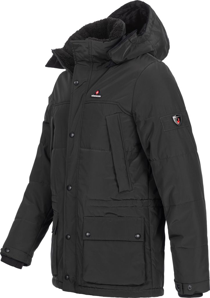 Veste D'hiver Matelassée Pour Homme Avec Capuche Amovible - Chaude, élégante, Poches Pratiques