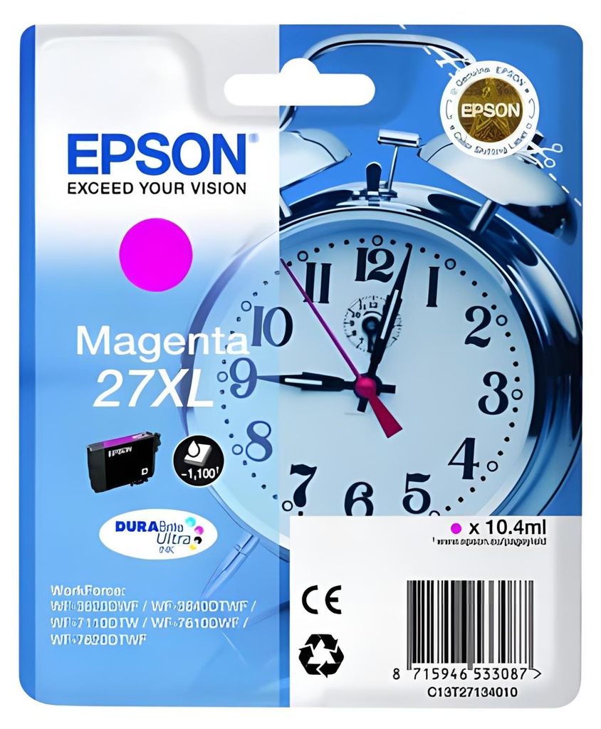 Epson 27XL - 10.4 ml - XL - Magenta - Original - Image du produit 