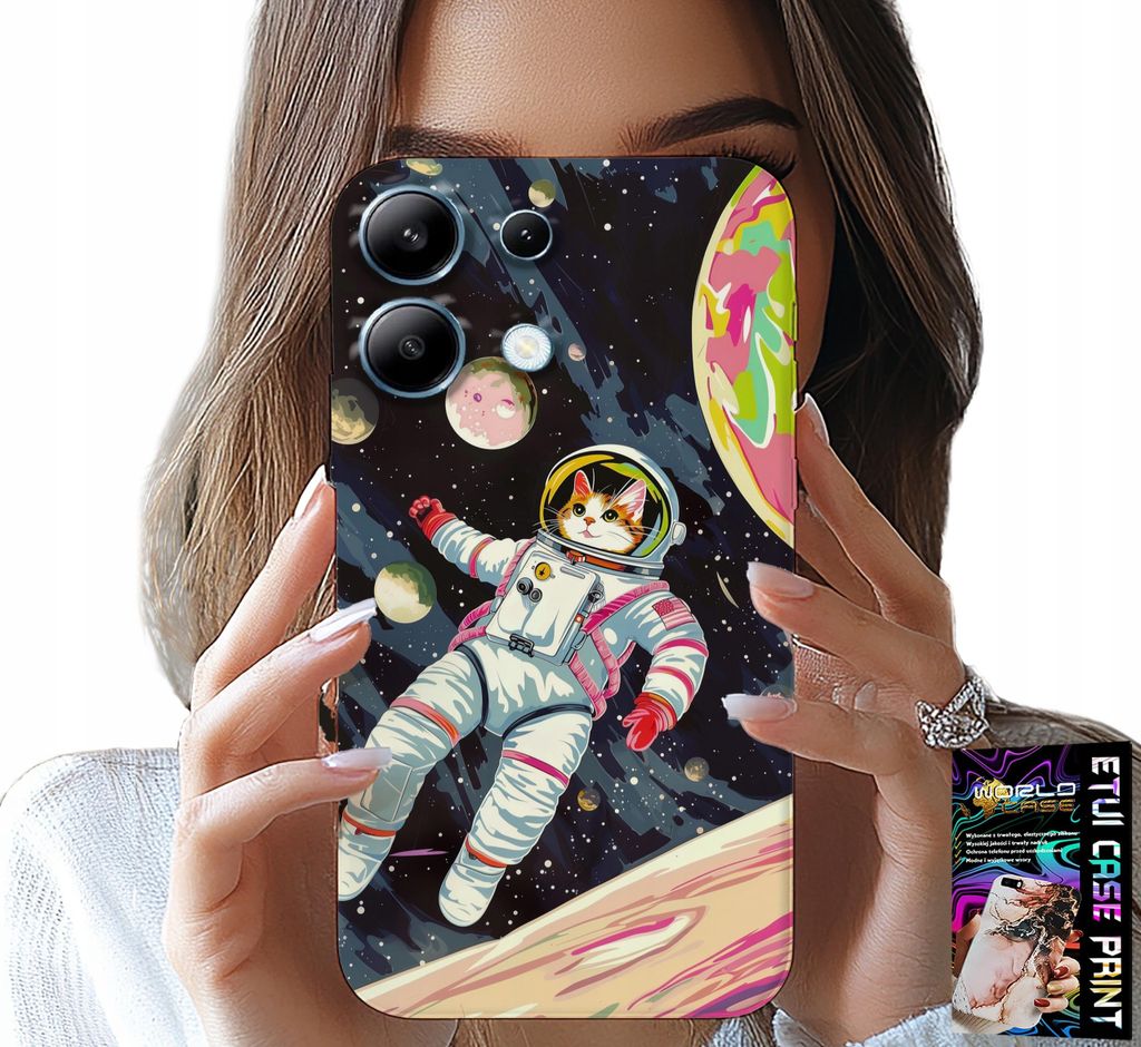 Fall Für Xiaomi Note 13 Pro 4G - Katze Astronaut Raum Katze Fall Fall
