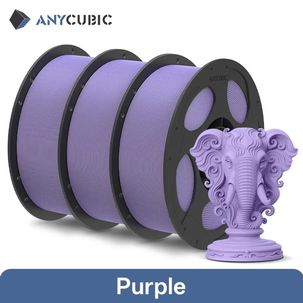 Filament PLA Mat Violet 1.75mm Anti-Reflet pour Impression 3D FDM - 3 kg