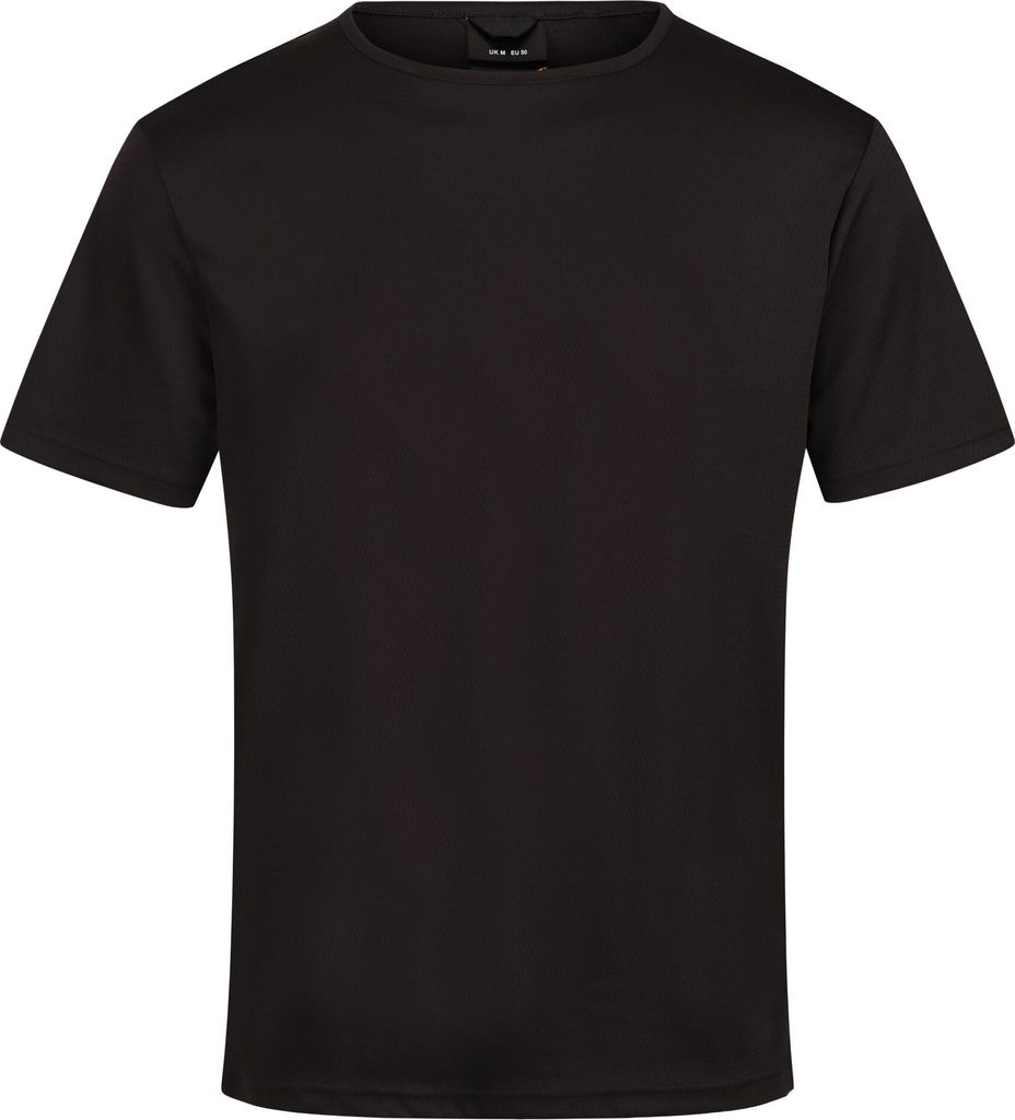 Regatta Professional - T-Shirt Feuchtigkeitsabweisend für Herren RG9348 (S) (Schwarz)