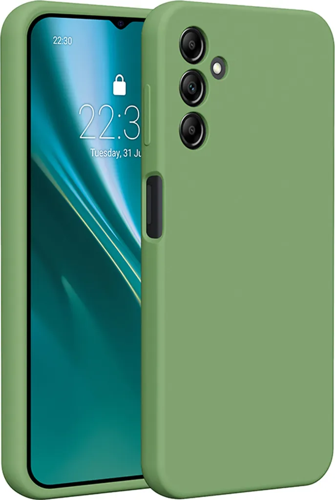 Custodia Silicone Samsung Galaxy A14 Verde Chiaro | Protezione Soft-Touch
