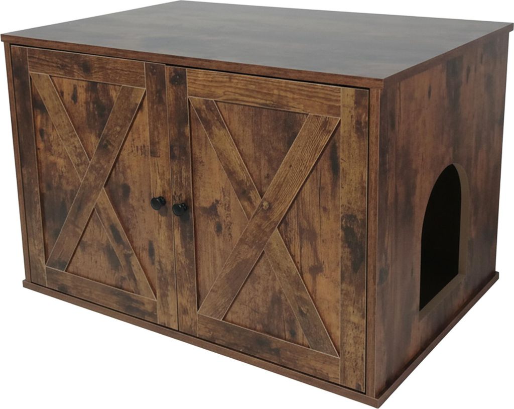 relaxdays Katzenschrank für Katzenklo