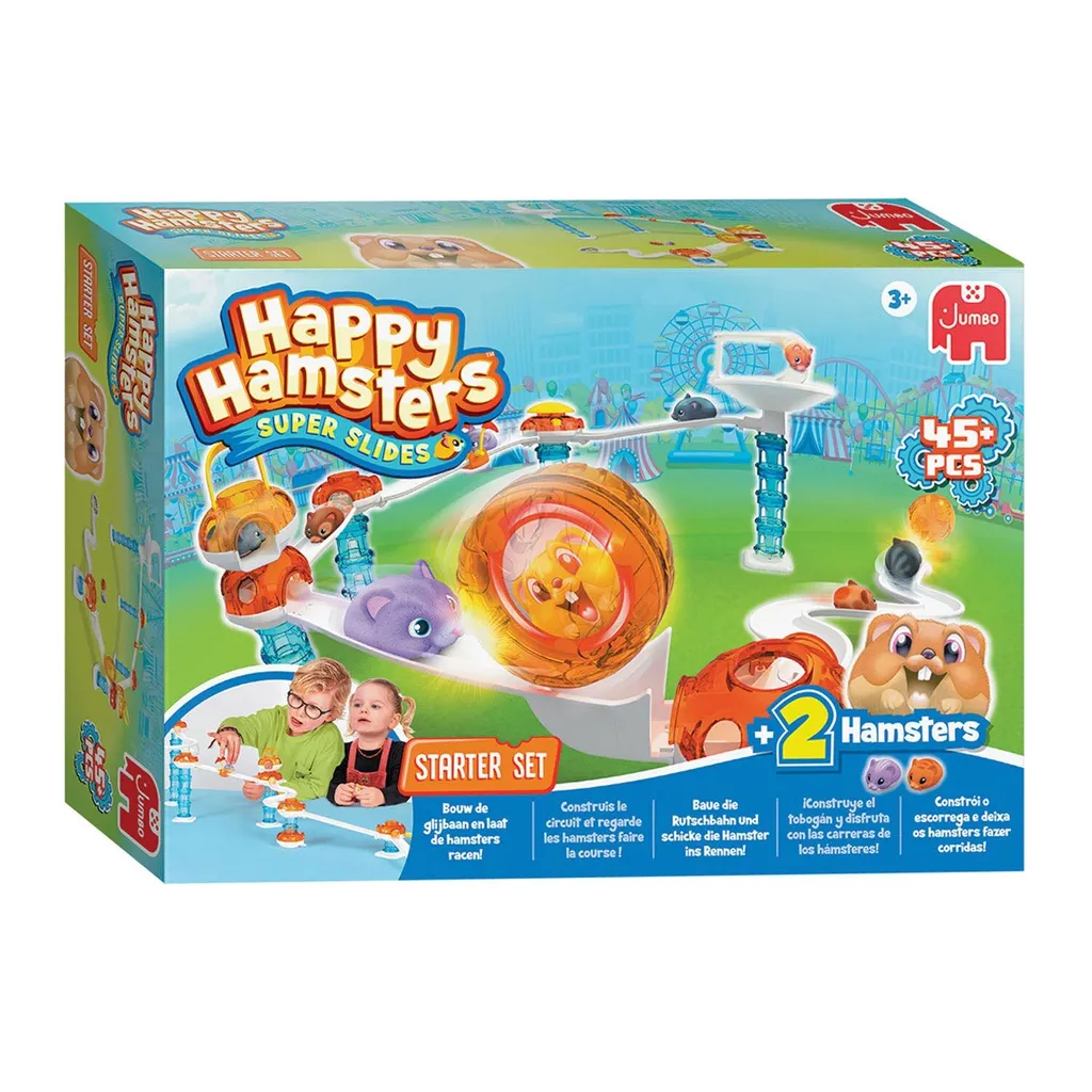 Jumbo Happy Hamsters Slide Starter Set - Circuit Modulaire pour Enfant