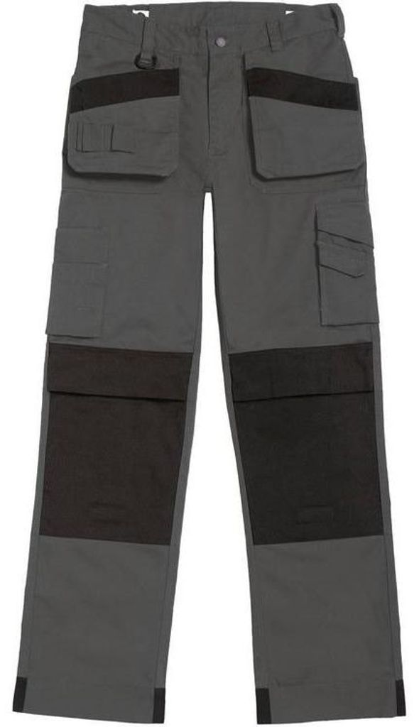 Pracovní kalhoty - B&C PERFORMANC PRO - steel/blk - Obrázek produktu 