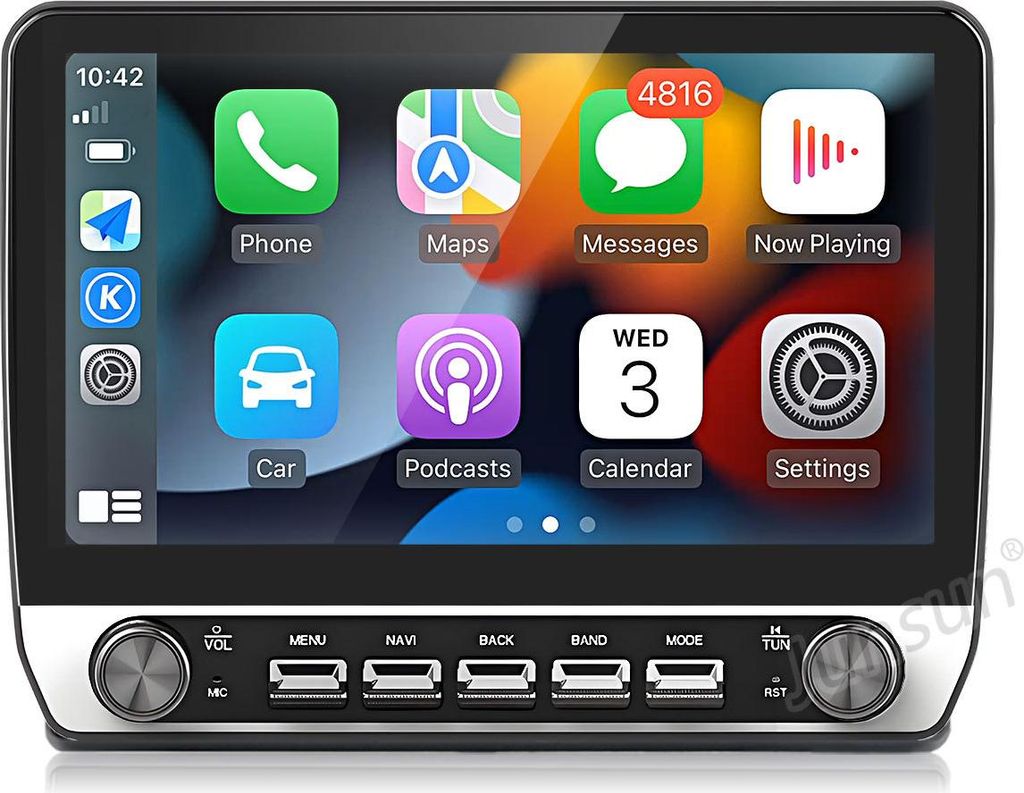 10.1 Zoll 2+64GB Android 15 Autoradio Für Smart Forfour Fortwo 453 2015-2019 Wireless CarPlay Android Auto WiFi GPS Navi RDS DSP DAB+ BT Mit Drehk...