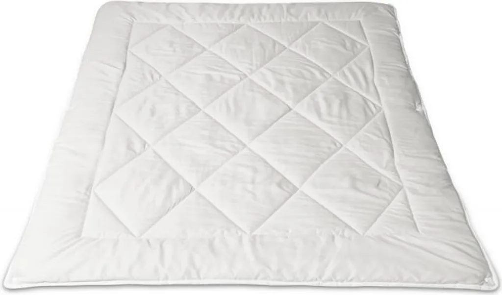 Couette 155x200 été Microfibre antiallergique - Fine et légère Blanche