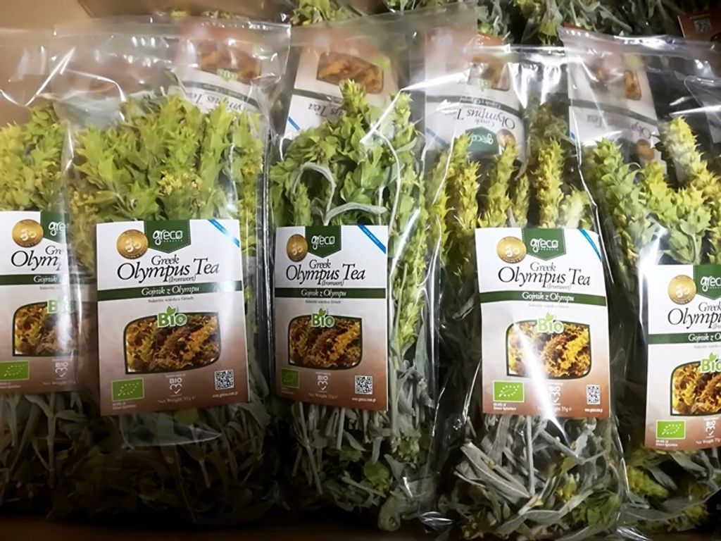 Greco Bergtee vom Olymp Sideritis Scardica 35g Ökologisch Kräutertee Natürlich Getrocknetes Kraut