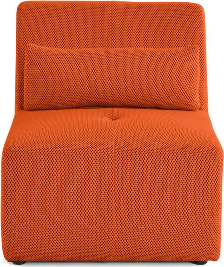 Fauteuil confortable orange Onyx Lisa Design : fini le mal de dos en 3D
