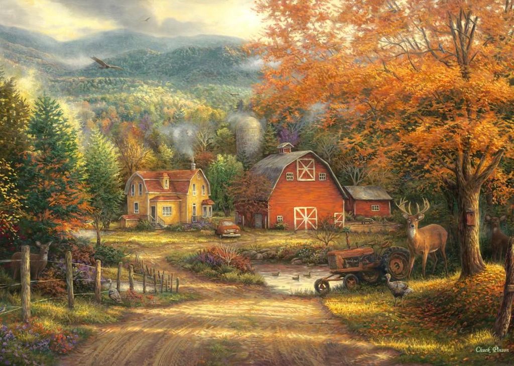 Grafika Puzzle Chuck Pinson - Country Roads Take Me Home - 500 Teile - Landschaft