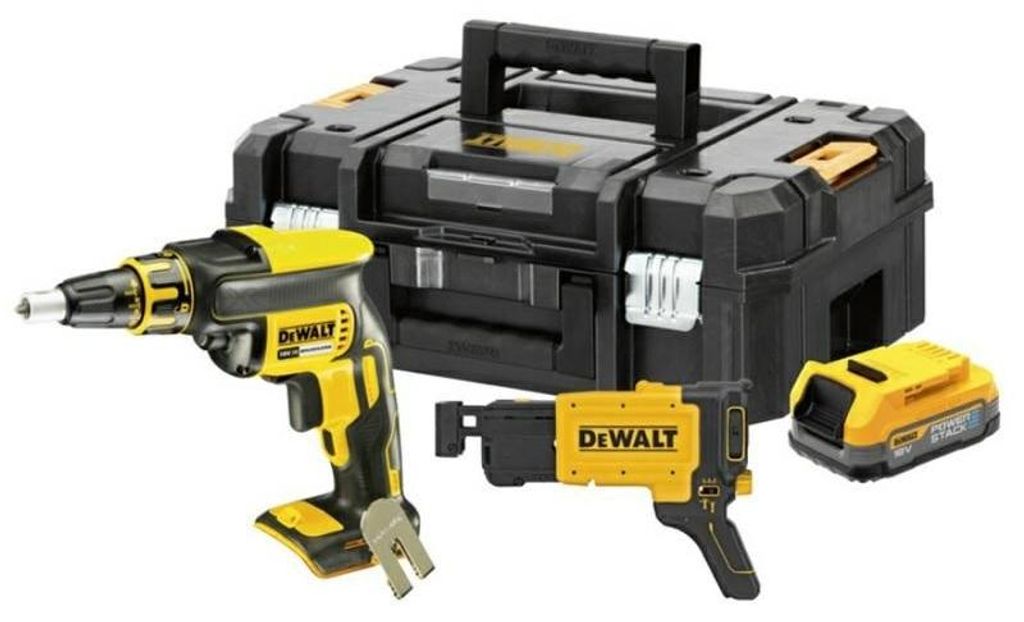 Dewalt Wkrętarka Do Płyt 18V 1X1,7Ah Powerstack +Dcf6202 Zdjęcie produktu 