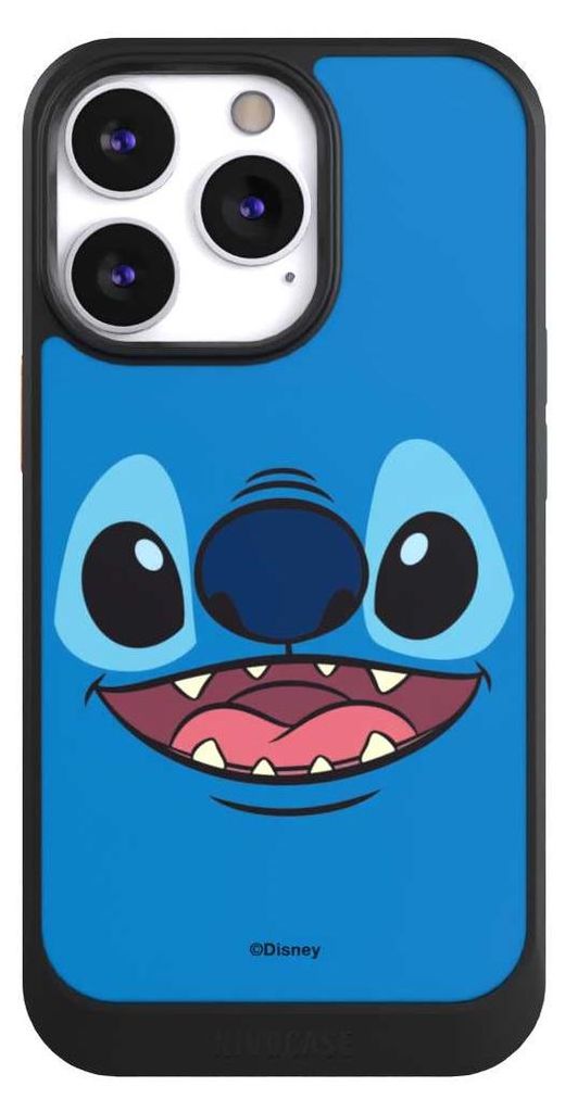 NIVOCASE Hülle für Apple iPhone 13 Pro Handyhülle NIVOcore Case Schwarz Disney Offizielles Lizenzprodukt Lilo & Stitch