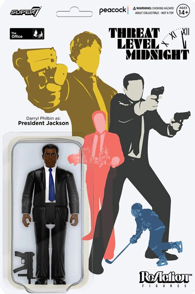 Super 7 Reaction The Office Darryl Philbin As President Jackson Figur One Size
