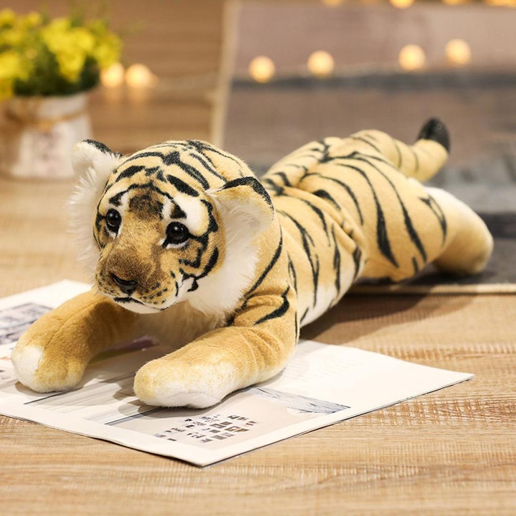 Plüschtiere Cartoon Tiger Leopard gefüllte flauschige Puppe Geschenke für Kinder Erwachsene