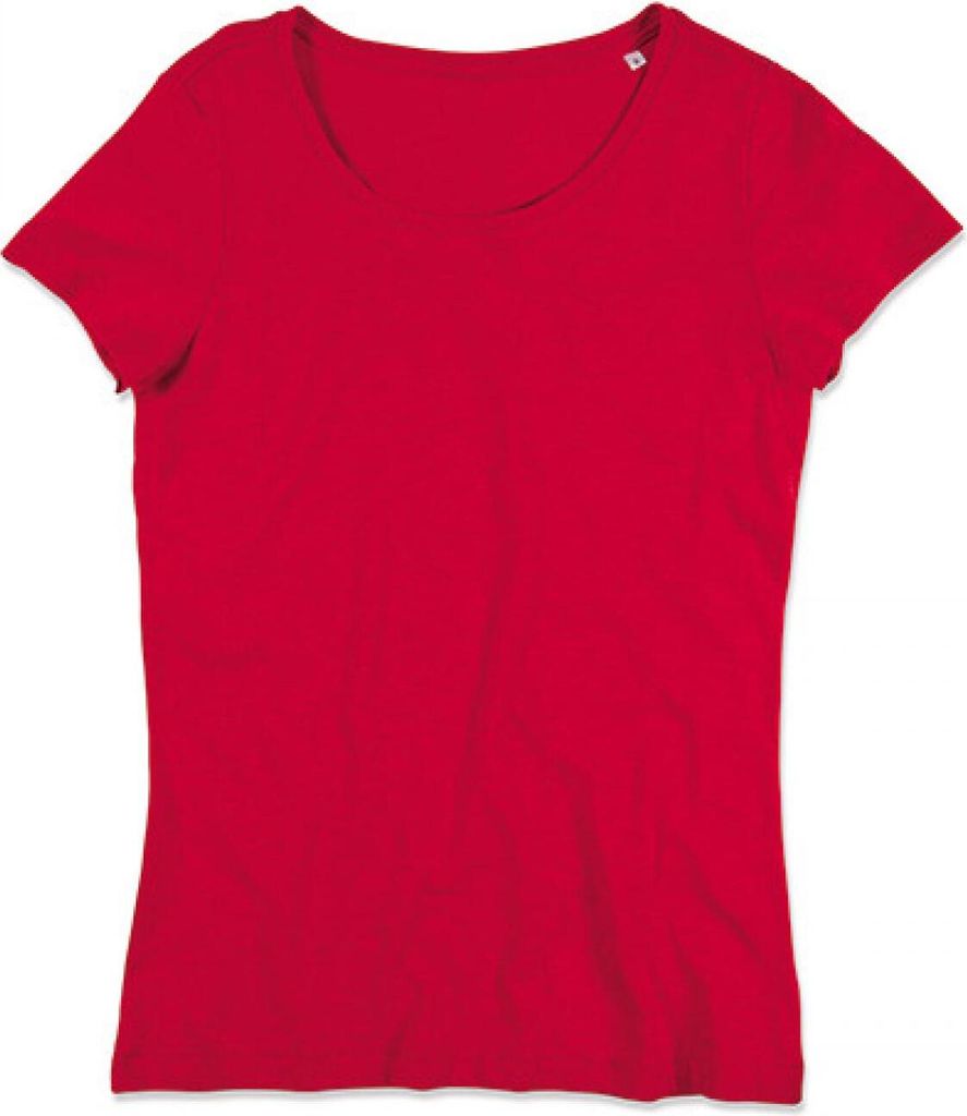 Stedman ST9500 | Womens Sharon Crew Neck Damen T-Shirt - Farbe: Crimson Red - Größe: M