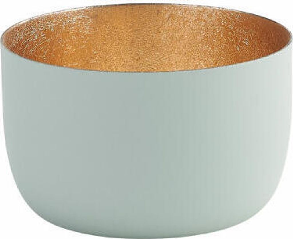 Gift Company Windlicht Madras S, Teelichthalter, Kerzenhalter, Eisen, Pastellblau, 5 cm, 1092503078