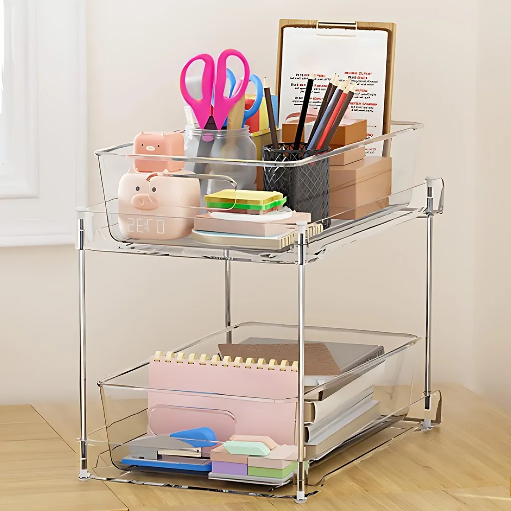 Rangement sous évier multifonction pour optimiser vos placards de cuisine
