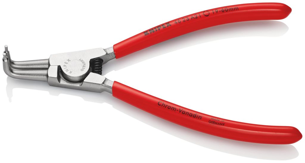 Knipex Sicherungsringzange DIN 5254 B Länge 170mm 90° Ø 19,0-60,0mm Chrom außen - 46 23 A21