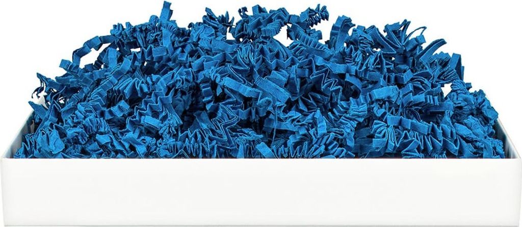 SizzlePak Blau – 1 kg Füllmaterial aus Papier für Geschenke & Pakete