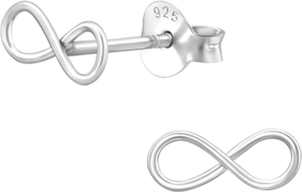 Ohrstecker Infinity Silber Ohrringe Unendlichkeit Produktbild 