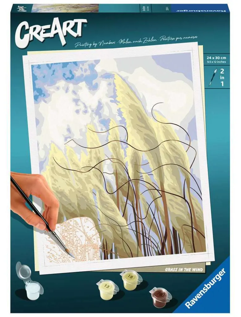 Activité détente : Puzzle Herbe dans le vent Ravensburger 23611 zen