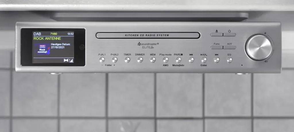 Radio-CD de cuisine Soundmaster UR2180SI DAB+ et Bluetooth argent - 6