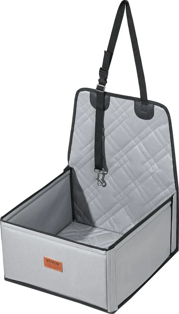 Dog Booster Seat Grigio 12kg | Il Meglio per i Viaggi del tuo Pet - 10