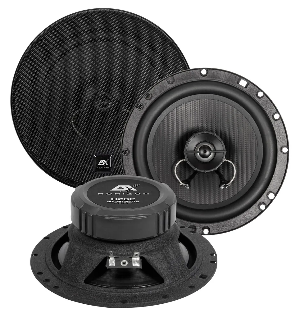 Haut-parleurs voiture ESX HZ-62 Coaxiaux 16,5 cm Horizon Series (Paire)