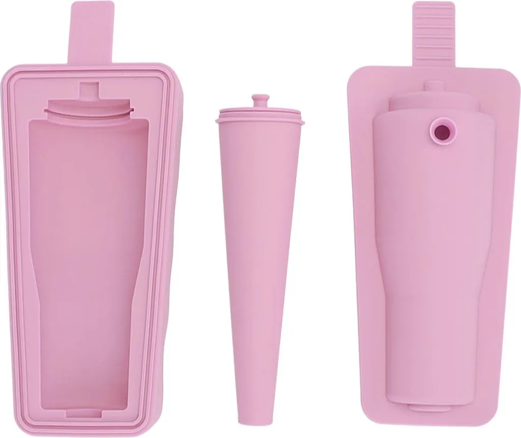 Stampo Ghiaccio Professionale Silicone Rosa - Alta Resistenza