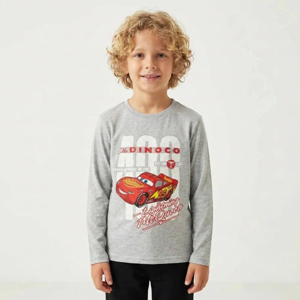 Disney Cars Lighntning McQueen Kinder langarm T-Shirt – Produktbild 