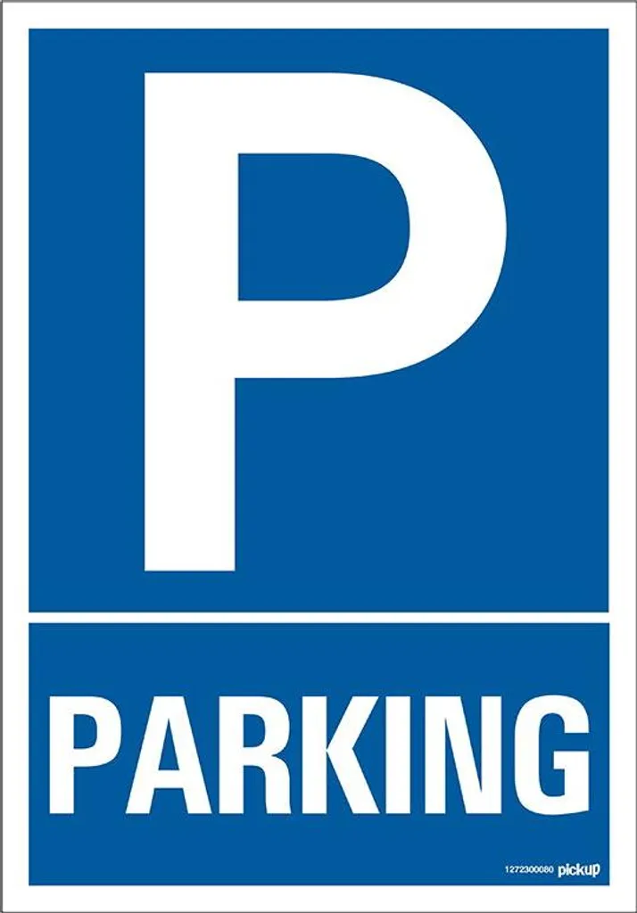 Panneau de Signalisation Parking Combi Pickup - Déco Garage Rétro