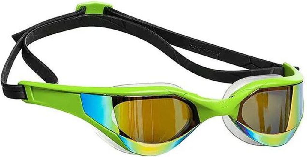 Madwave Razor Rainbow Schwimmbrille Mit Spiegelglas Grün Herren,Damen Grün One Size