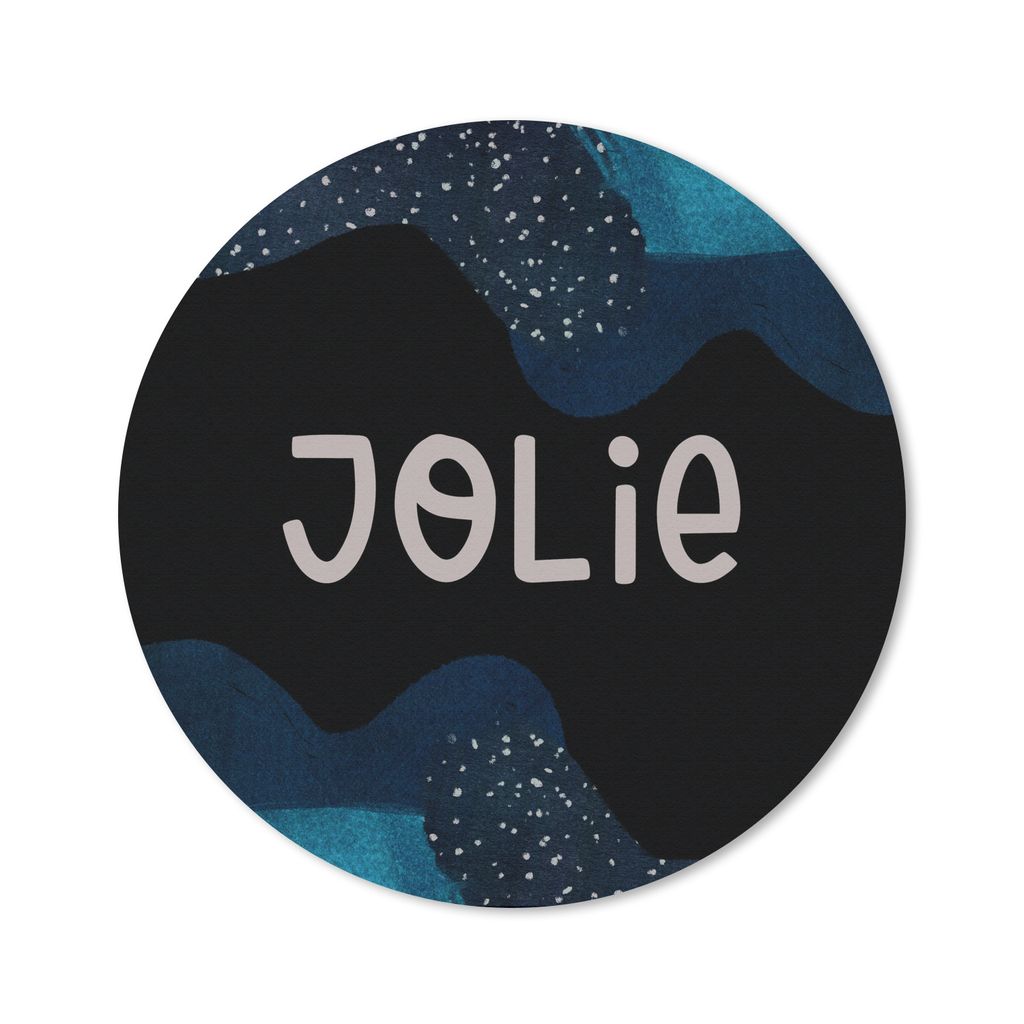 MuchoWow Mauspad Mousepad Jolie - Pastell - Mädchen 20x20 cm - Mousepads - Maus Mat - Pad - Mausunterlage - Schreibtischmatte