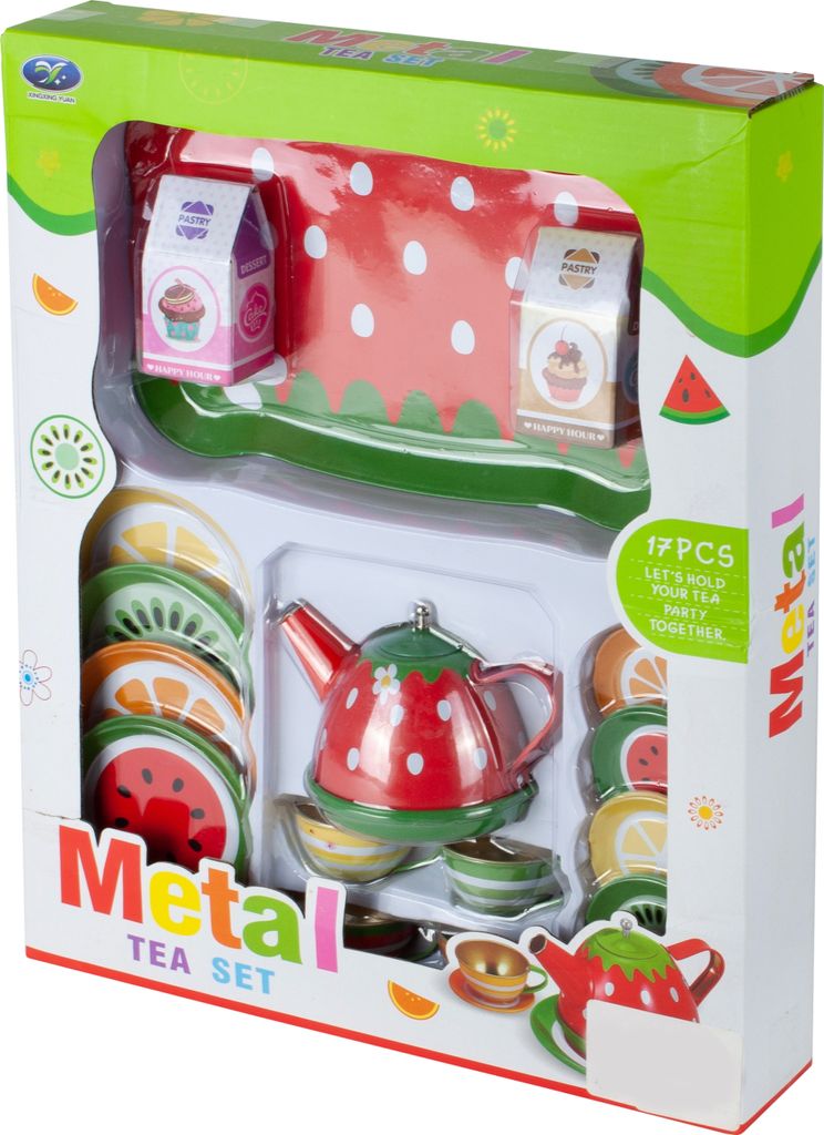 MalPlay Teeservice | Kaffeeservice Geschirr aus Metall | Produktbild 10