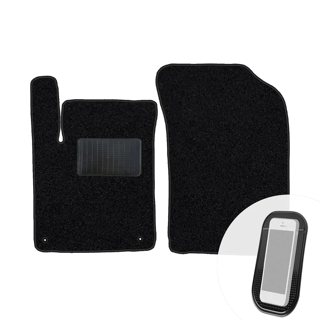 Tappetini Sportivi in Velluto Nero Citroen C3 DS3 moto-MOLTICO 2pz